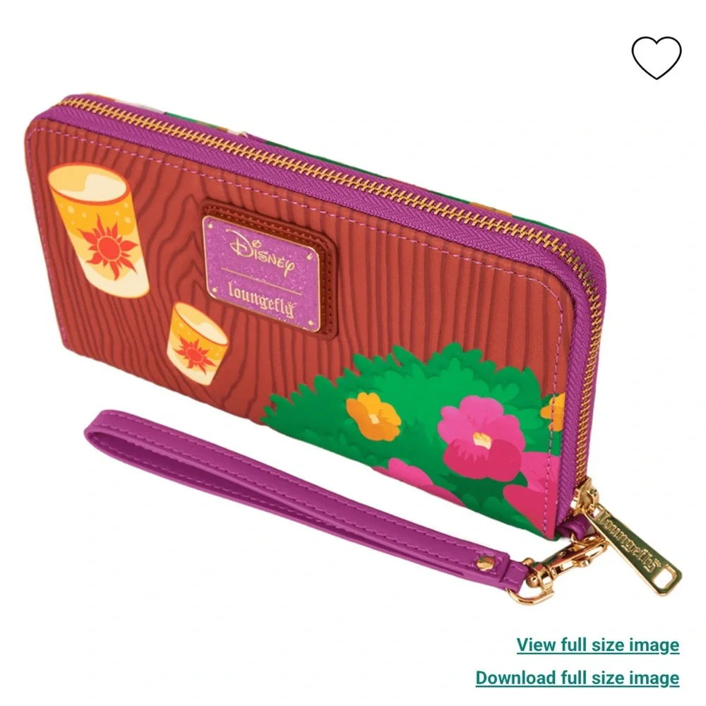Loungefly Tangled Rapunzel Exclusive Books Mini Backpack & Wallet Set - Picture 12 of 15